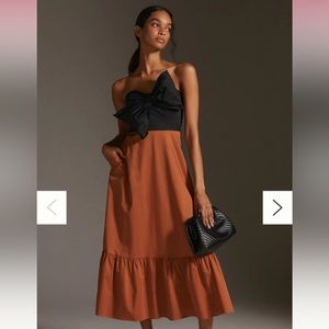 Anthropologies Bow Tie Maxi Dress by Hutch